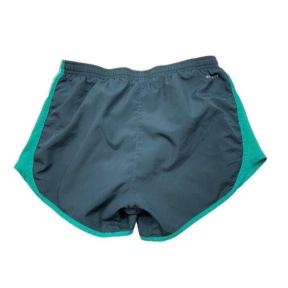 Ladies Nike Dri-Fit Tempo Running Short Lined Teal‎ and Grey Size XS - Picture 3 of 9